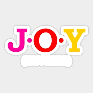 Joy - Happiness. Sticker